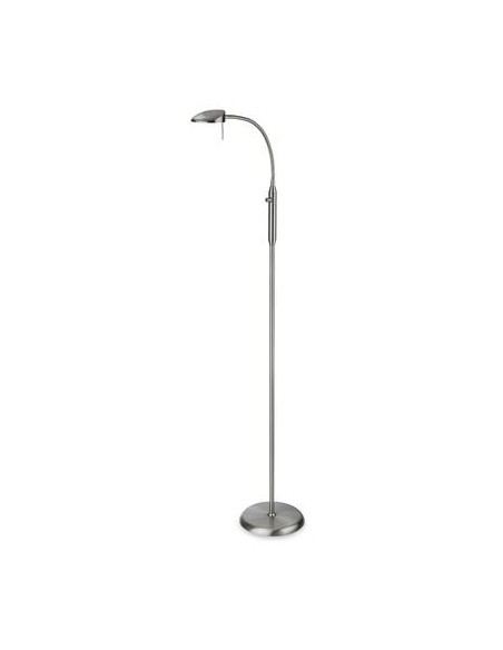 First Light 8374BS Paris Floor Lamp - Brushed Steel