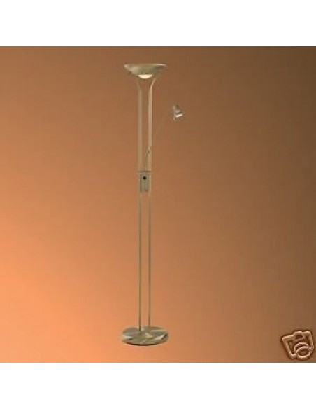 Endon Hali Mother & Child Uplighter - Satin Chrome 