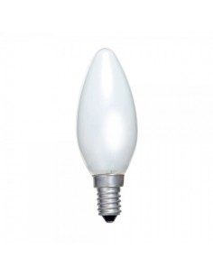 60w E14/SES Candle Lamp Opal