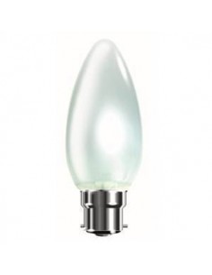 40w B22/BC Candle Lamp Opal