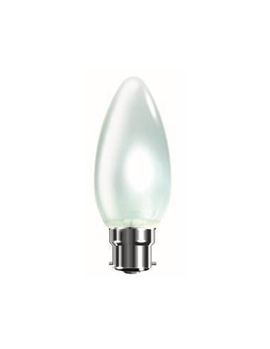40w B22/BC Candle Lamp Opal