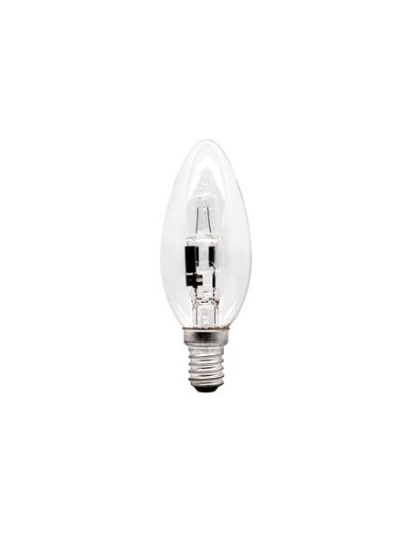 18w E14/SES Halo Candle Lamp Clear  25w