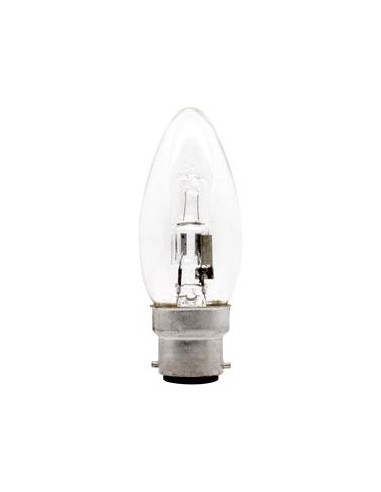 18w B22/BC Halo Candle Lamp Clear...