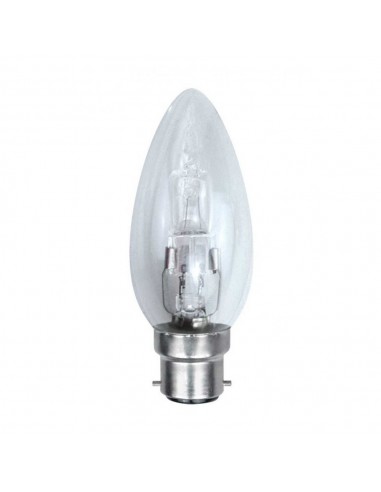 42w BC Halogen Candle Lamp Clear...