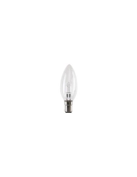 42w B15/SBC Halo Candle Lamp Clear 60w 