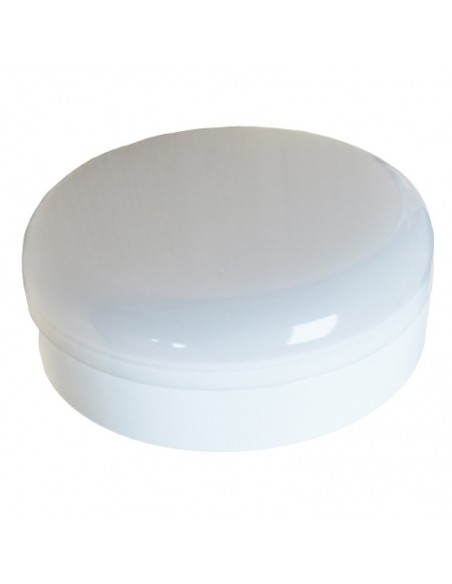 IP44 100w BC Circular Bulkhead White/Opal - lamp not included