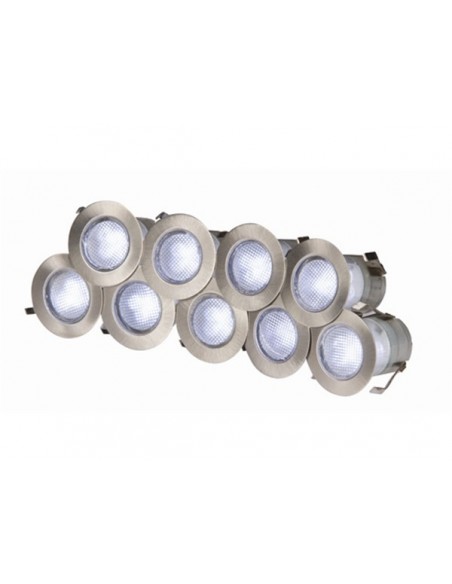 IP44 Stainless Steel LEDs x4 - White