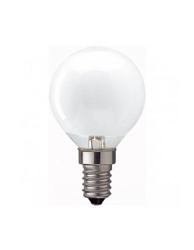 60w E14/SES Golfball Lamp Opal