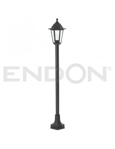 Polycarbonate 6-Sided Black Small Post  