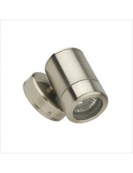 Single Adjustable Wall Light - Stainless Steel - IP65