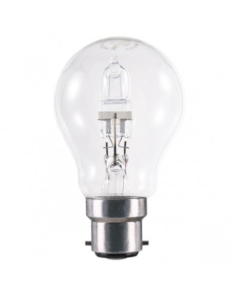 28w B22/BC Halogen GLS Lamp Clear (Equivalent to 40w)