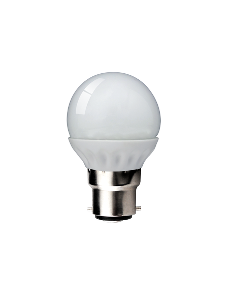 LED 3.5W BC Golfball Non Dimmable Warm White Lamp (Equivalent to 25W)