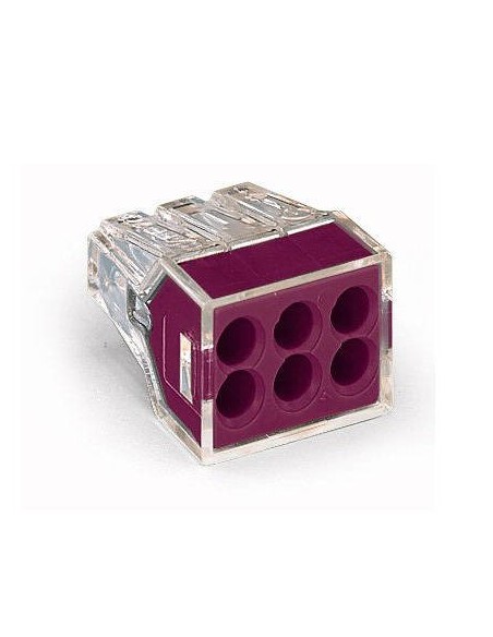 Wago 773-106 Push Wire Connector - 6 Pole