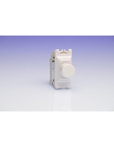 2-Way Push-On/Off Rotary LED Dimmer 0-120W (1-10 LEDs) (1 Grid Space)