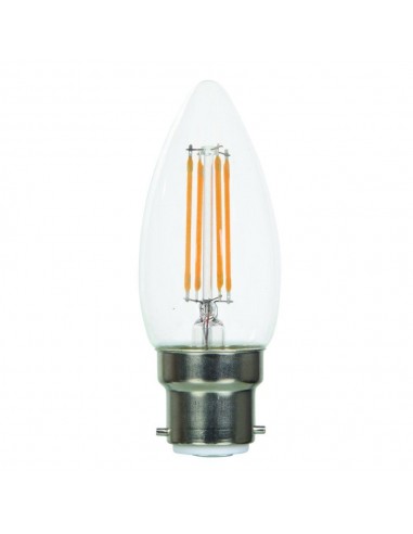 LED 4W BC Candle Dimmable Warm White...