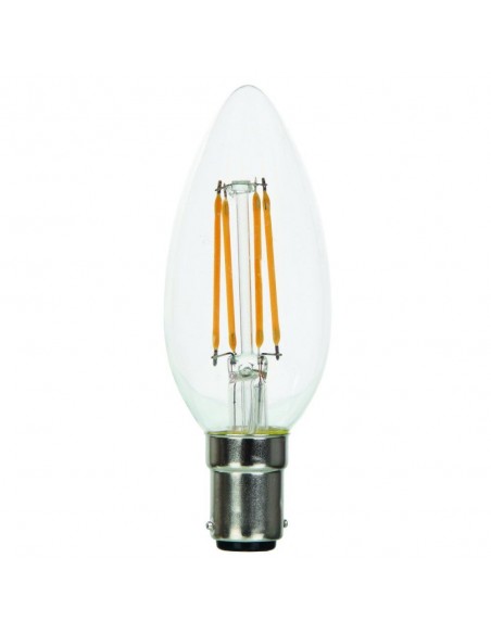 LED 5W SBC Candle Dimmable Warm White Filament Lamp