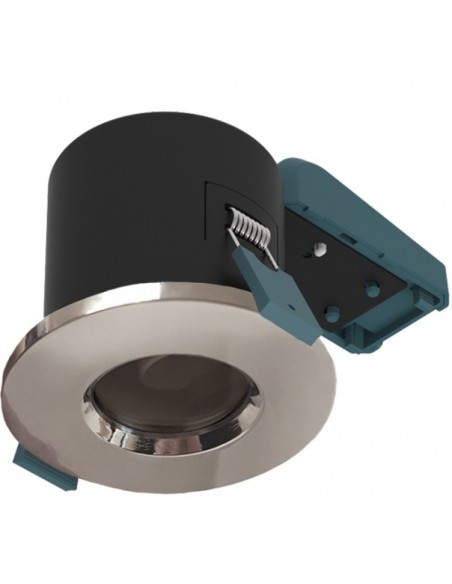 Fire Rated GU10 Shower Light Polished Chrome