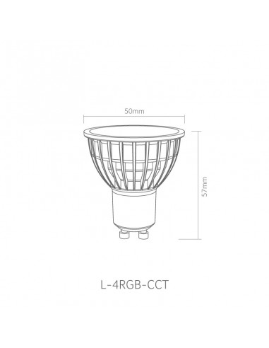 4W GU10 LED Smart Lamp - App Lamp