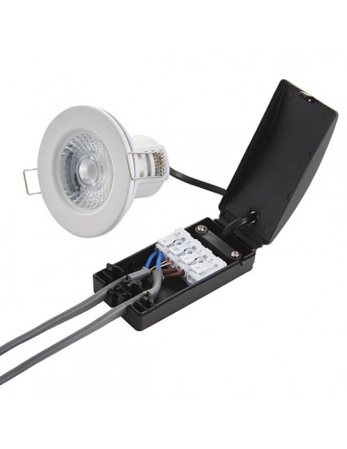 copy of 4W LED Fixed Warm White Downlight c/w White Bezel