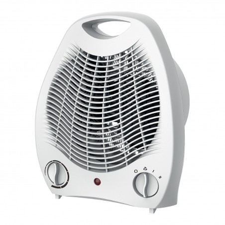 2kW Upright Fan Heater White