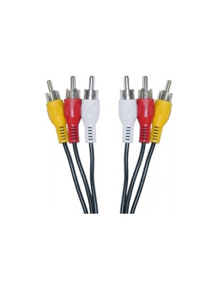 X3 PHONO PLUGS TO X3 PHONO PLUGS (2M)