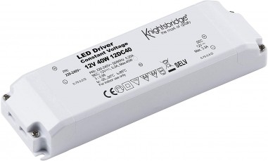 IP20 12V 40W Constant Voltage LED Driver