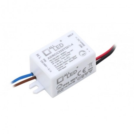 3V-12V 1-4W 350mA Dimmable Constant Current LED Driver