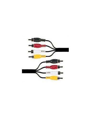 x4 Phono Plugs to x4 Phono Plugs (1.2m) 