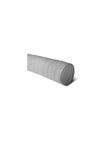 100mm (4') PVC Flexible Ducting Hose - White - 2.5m