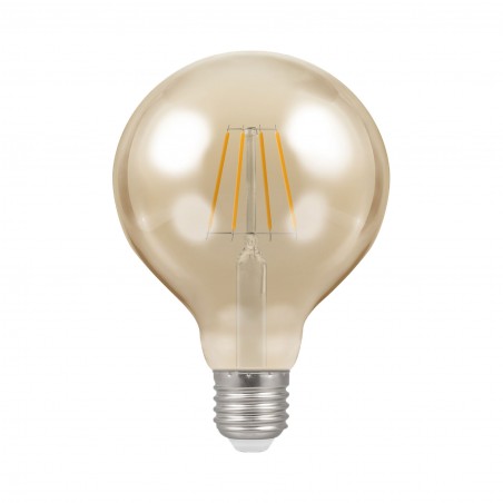 Antique 60W ES Round Squirrel Cage Lamp