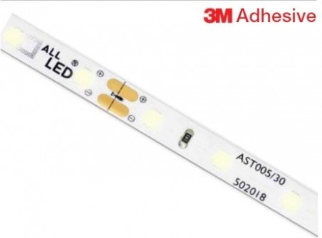 12V 5W/m IP20 Warm White 2700k LED Tape - 1m