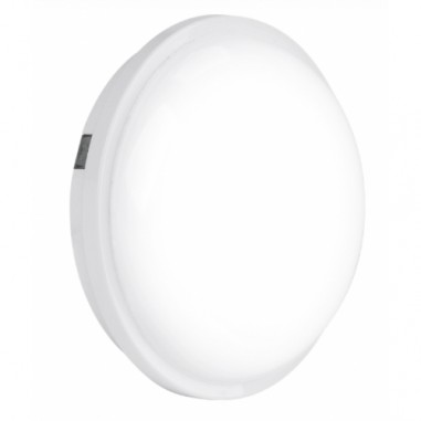 IP44 100w BC Circular Bulkhead White/Opal - lamp not included