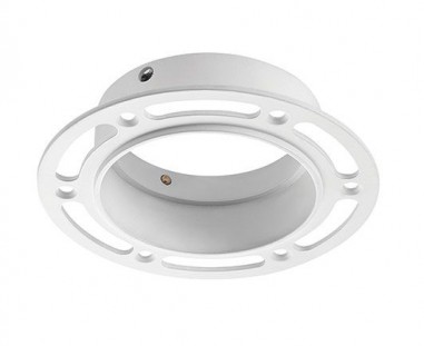 Adjustable GU10 Trimless Round Downlight - White