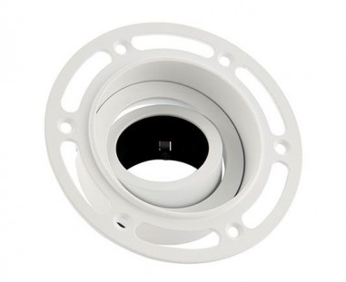 Adjustable GU10 Trimless Round Downlight - White