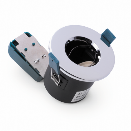 Fire Rated GU10 Downlight Polished Chrome