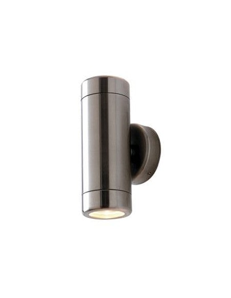 Twin Up/Down Wall Light - Stainless Steel - IP65