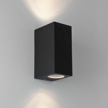 Chios 150 - Textured Black Wall Light - IP44