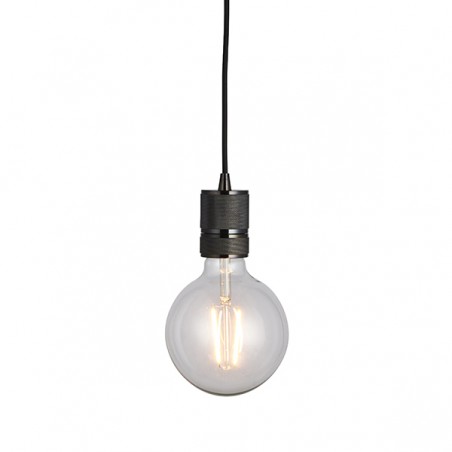 Endon Black Chrome Urban Pendant