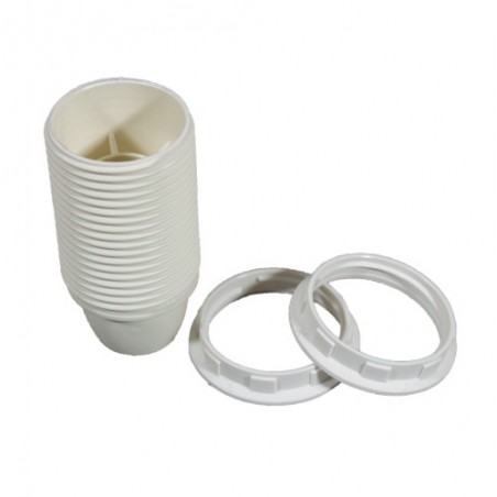 Continental SES Lampholder - White