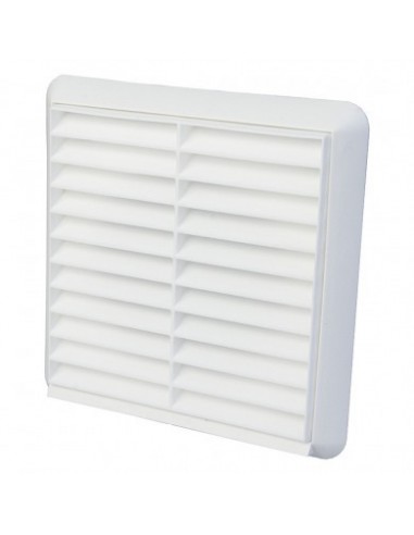 100mm (4') Gravity Grille White