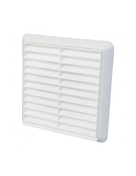100mm (4') Fixed Grille White 