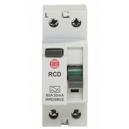 80 Amp 30mA 2 Pole RCD 2 Pole