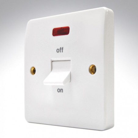 32A Double Pole Switch with Neon (Single)