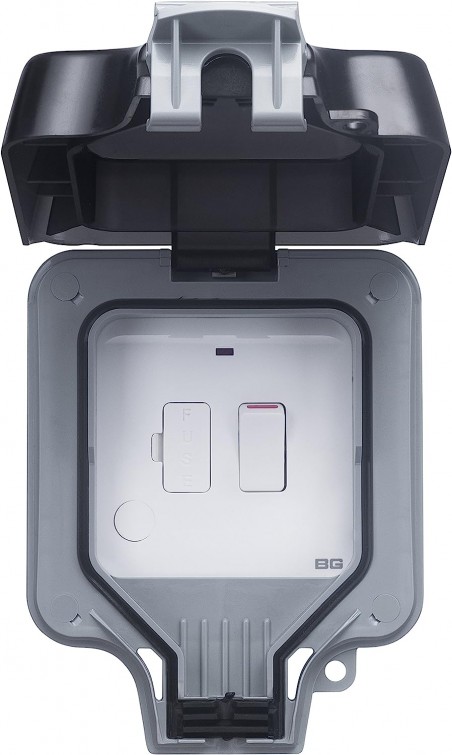 IP66 13A Fused Switched Spur with Neon 