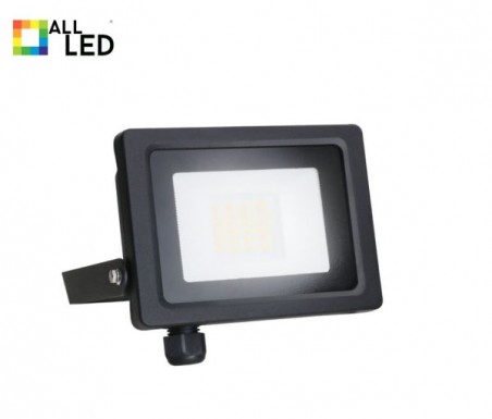 20w LED Floodlight Black 