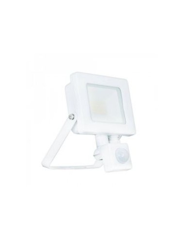 10w Slim LED Floodlight with PIR White