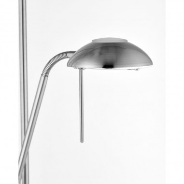 Mother & child floor lamp satin chrome