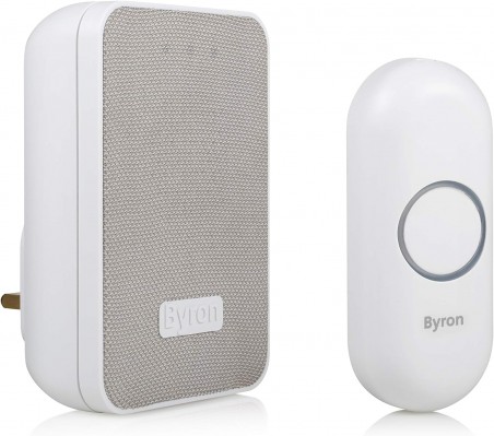 Byron Sentry Series Wirefree Plug In Door Chime 