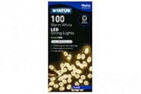 20 Clear Fairy Lights with Green Cable 