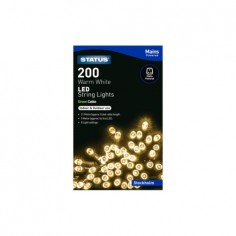 200 Warm White LEDs with...